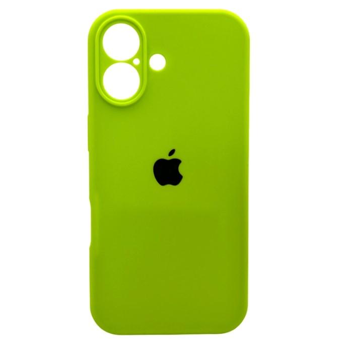 Silicone Case Full Camera Protective (AA) для iPhone 17 (Neon green)