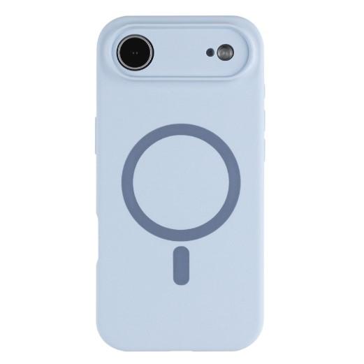 Silicone Case Full Camera Protective (AA) with MagSafe для iPhone 17 Air (Lilac cream)
