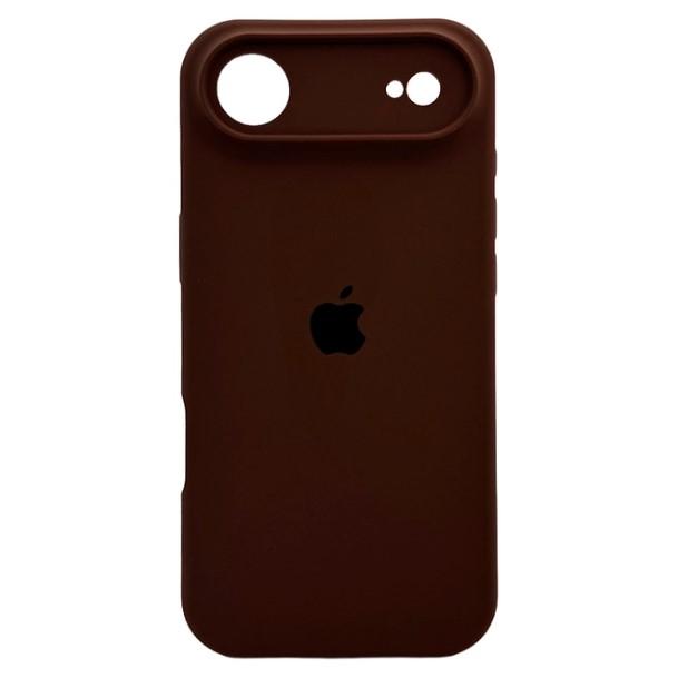 Silicone Case Full Camera Protective (AA) для iPhone 17 Air (Brown)