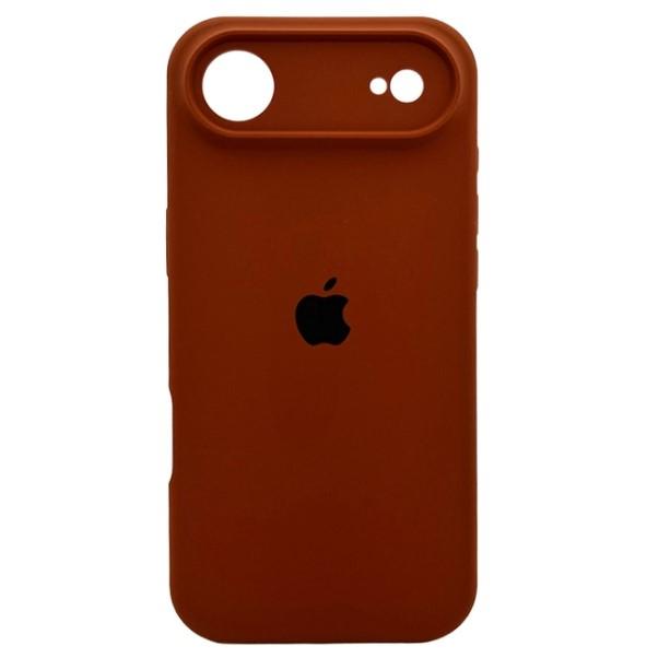Silicone Case Full Camera Protective (AA) для iPhone 17 Air (Light brown)