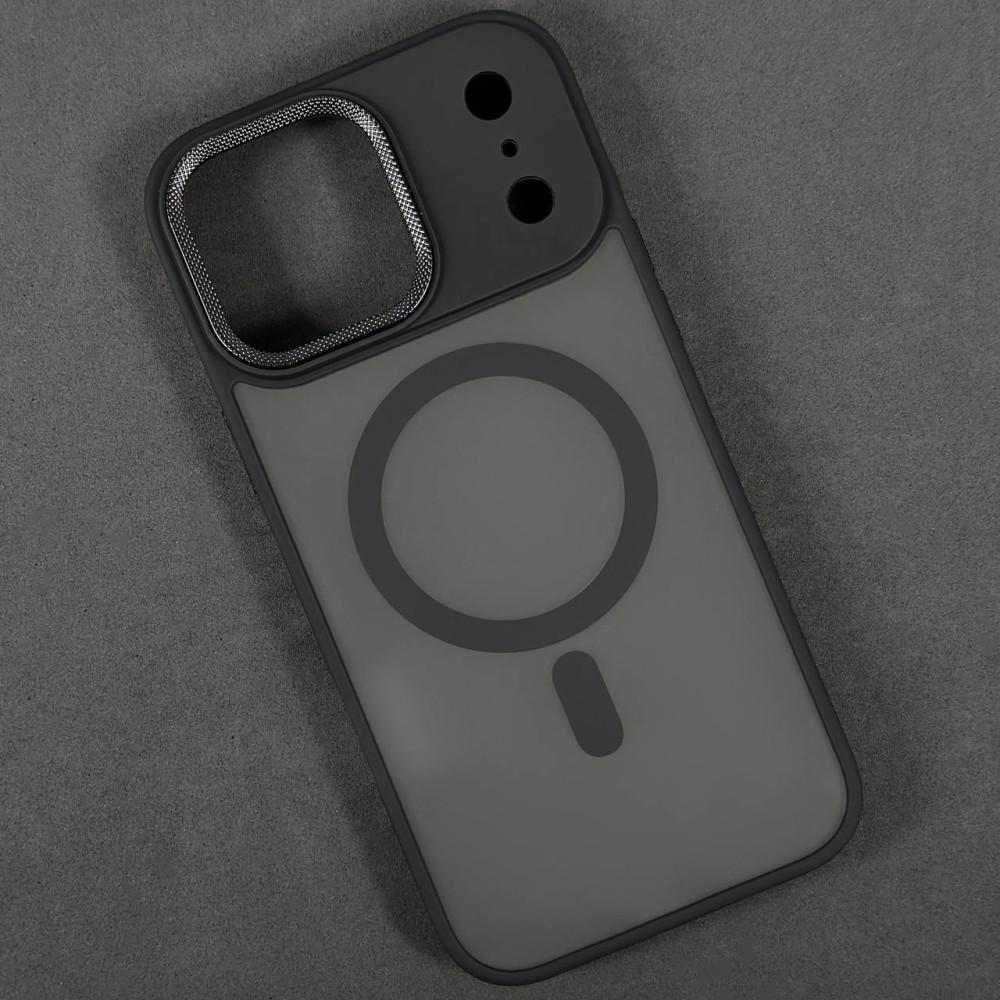Чохол Magsafe MATTE Corrugated Camera для iPhone 17 Pro Max Black