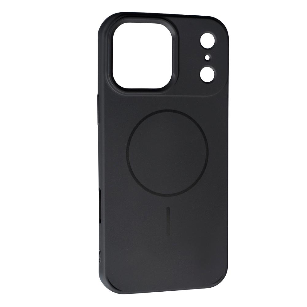 Silicone Case Full Camera Protective (AA)  with MagSafe для iPhone 17 Pro (Black)