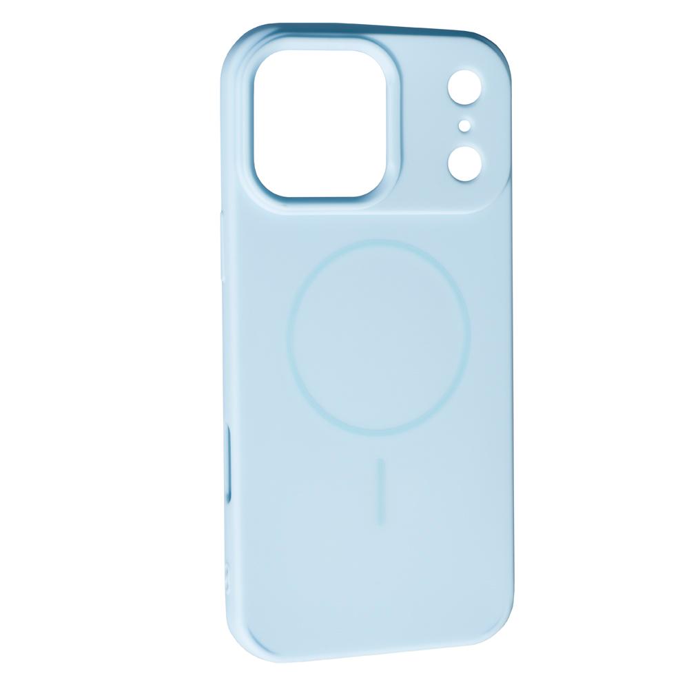 Silicone Case Full Camera Protective (AA)  with MagSafe для iPhone 17 Pro (Light blue)