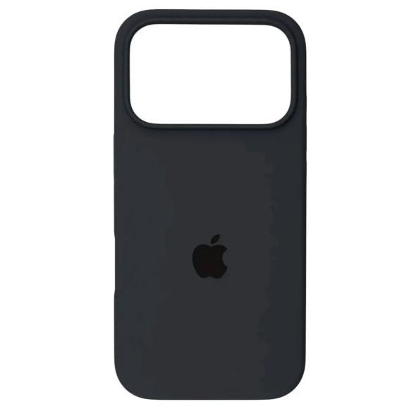Silicone Case Full Protective (AA) для iPhone 17 Pro (6.3") (Dark grey)