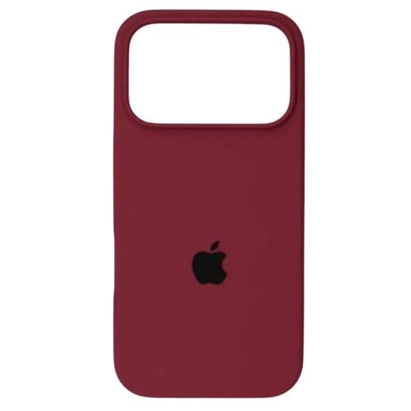 Silicone Case Full Protective (AA) для iPhone 17 Pro Max (6.9") (Marsala)