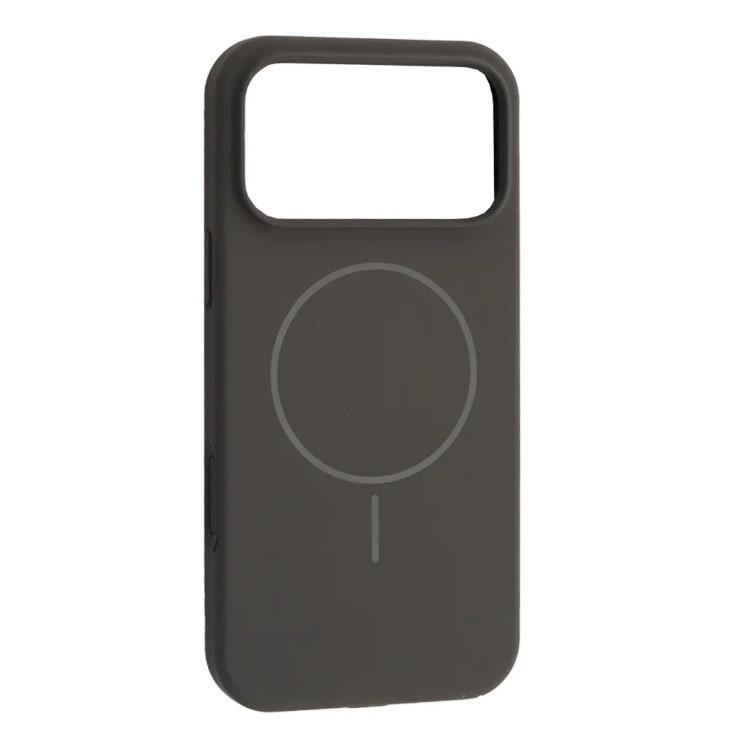 Silicone Case Full Protective (AA) with MagSafe для iPhone 17 Pro Max (Charcoal Grey Black)