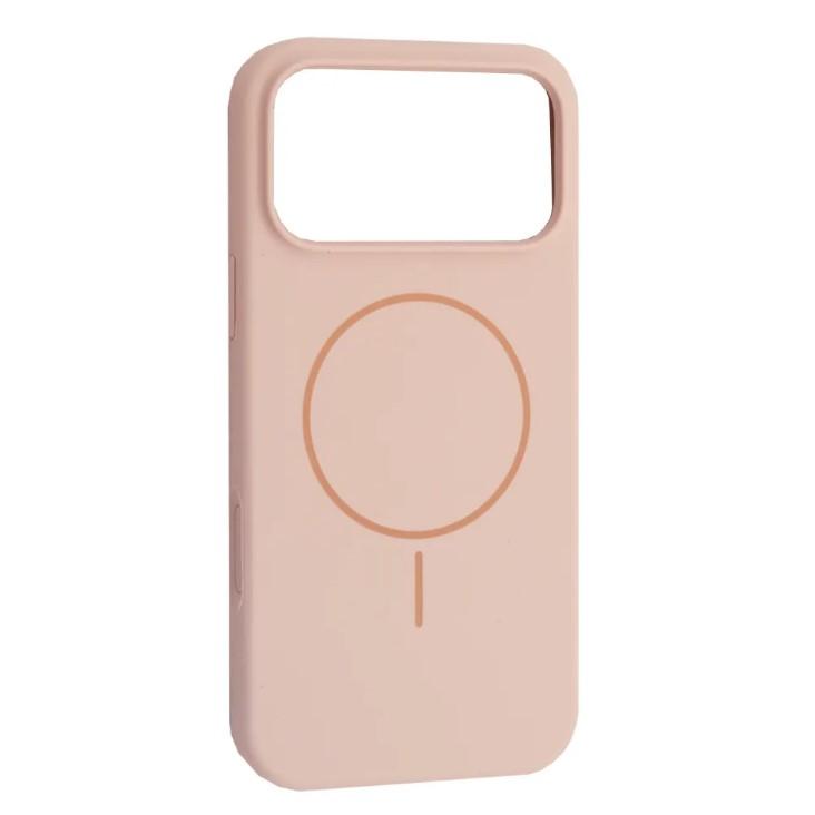 Silicone Case Full Protective (AA) with MagSafe для iPhone 17 Pro Max (Pink)