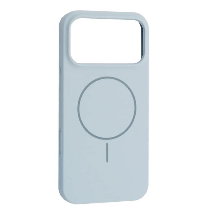 Silicone Case Full Protective (AA) with MagSafe для iPhone 17 Pro (New Sky Blue)