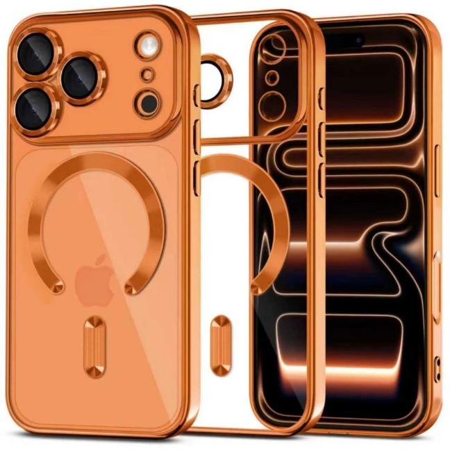 Накладка SHINING Camera MagSafe для Iphone 17 Pro Max Orange