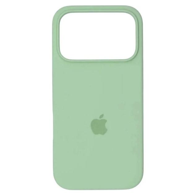 Silicone Case Full Protective (AA) для iPhone 17 Pro Max (6.9") (Mint)