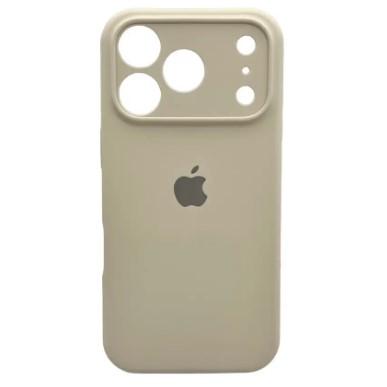 Silicone Case Full Camera Protective (AA) для iPhone 17 Pro (Stone)
