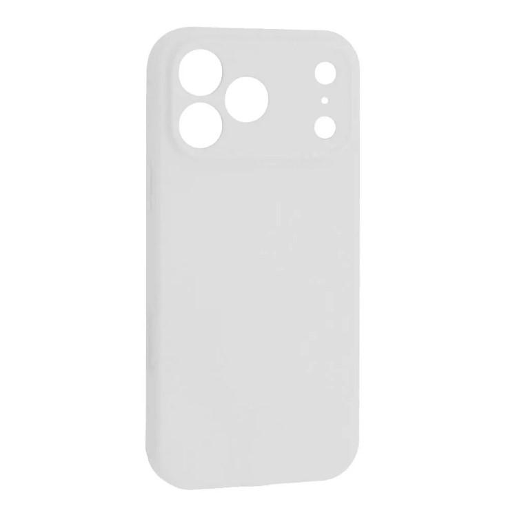 Silicone Case Full Camera Protective NO LOGO (AA) для iPhone 17 Pro Max (White)