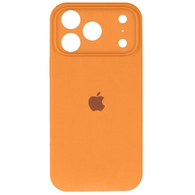 Silicone Case Full Camera Protective (AA) для iPhone 17 Pro (Orange)