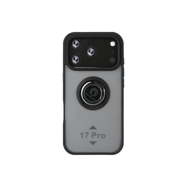 Накладка Totu Gingle Ring Camera для Iphone 17 Pro чорна