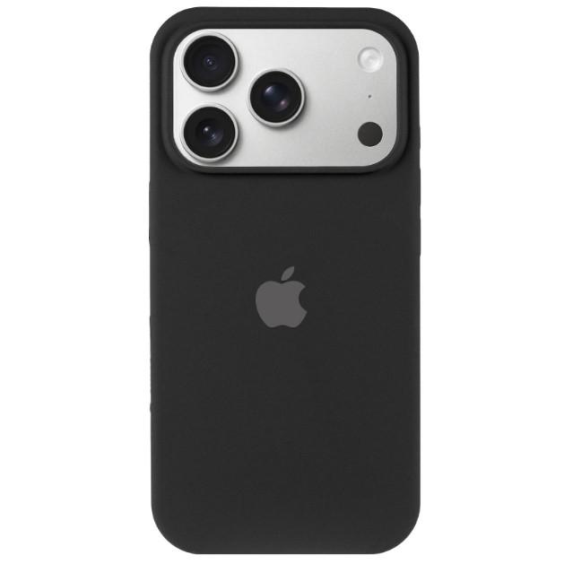 Silicone Case Full Protective Logo with magsafe (AA) для iPhone 17 Pro Max (6.9") (Black)
