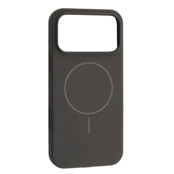 Чохол Silicone Case Full Protective Magsafe для iPhone 17 Pro Max Charcoal Grey Black