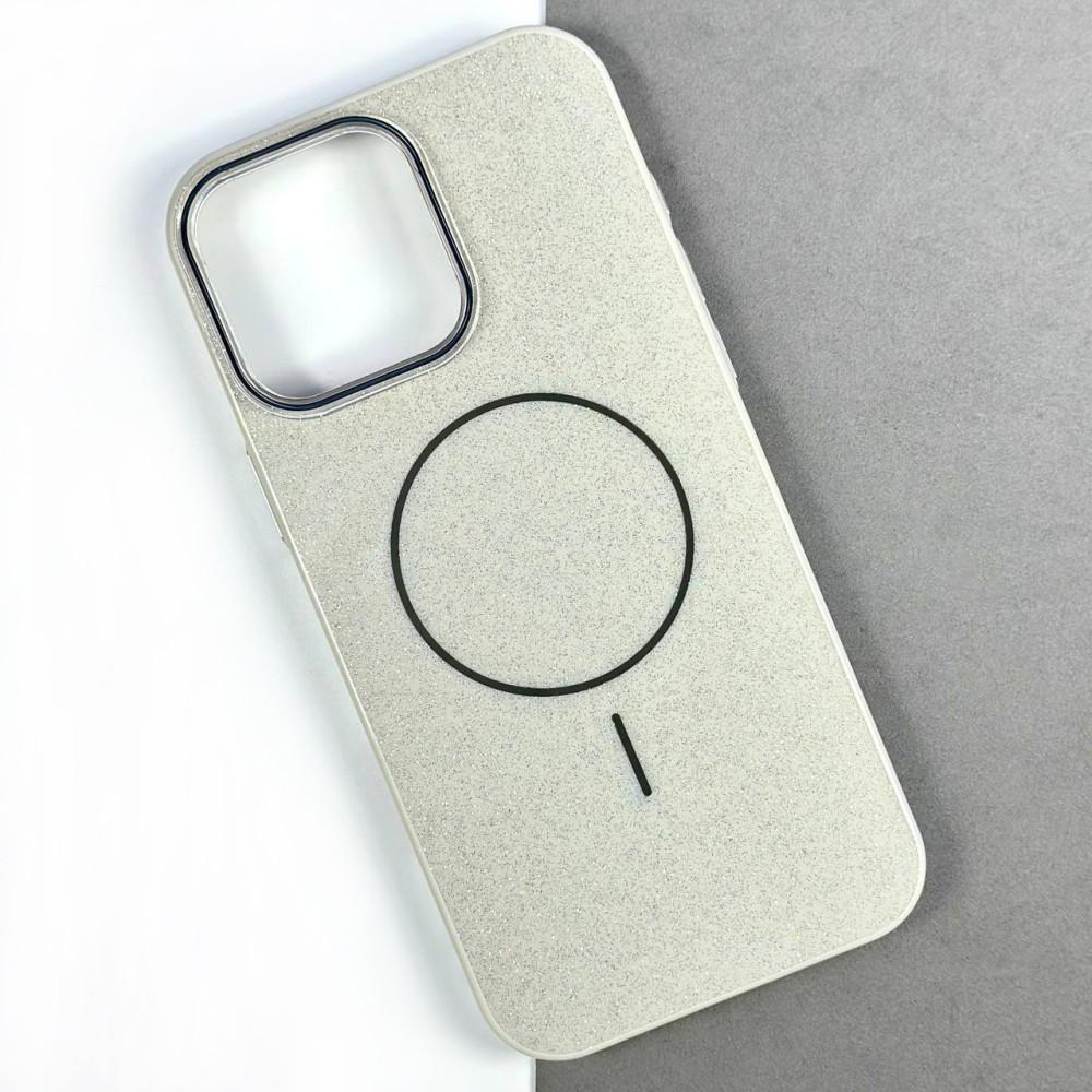 Чохол Color Glitter Magnetic для IPhone 13 Pro Max  (Білий)