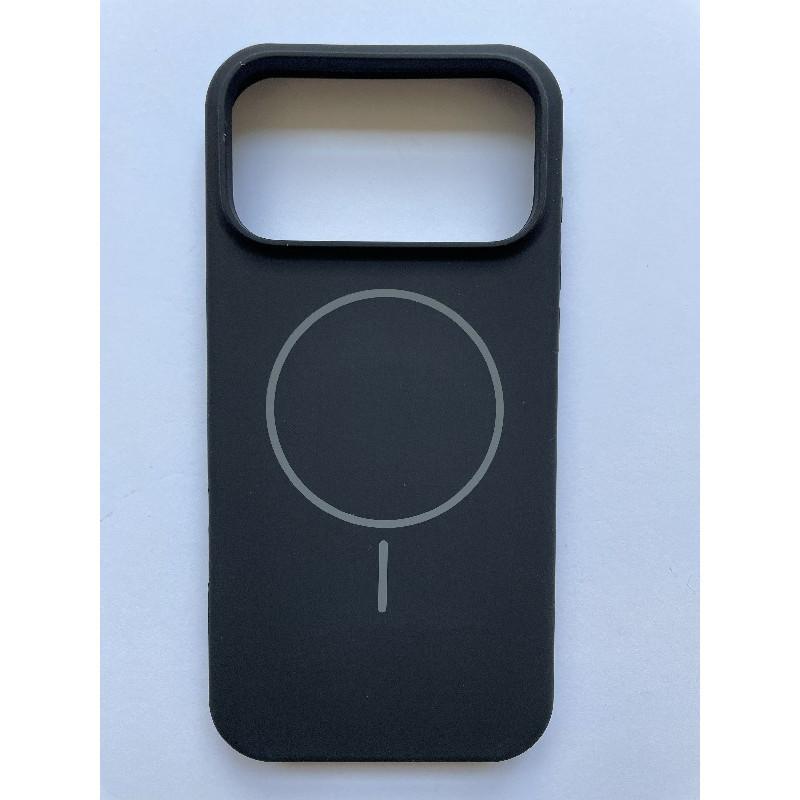 Silicone Case Full Protective (AA) with MagSafe для iPhone 17 Pro Max (Black)