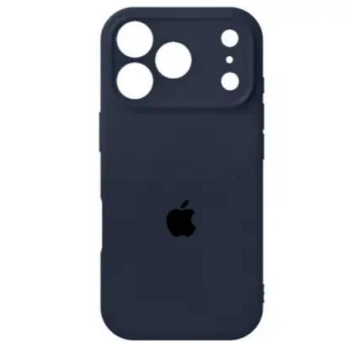 Silicone Case Full Camera Protective (AA) для iPhone 17 Pro Max (Deep navy)