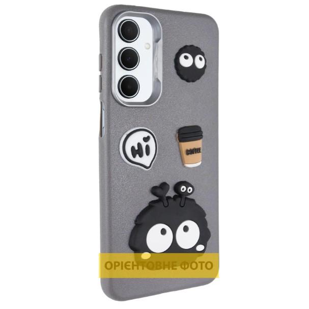 Чохол Leather Toys для Samsung S24 FE  (Monster / Grey)