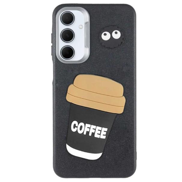 Чохол Leather Toys для Samsung A17 (Coffee / Black)