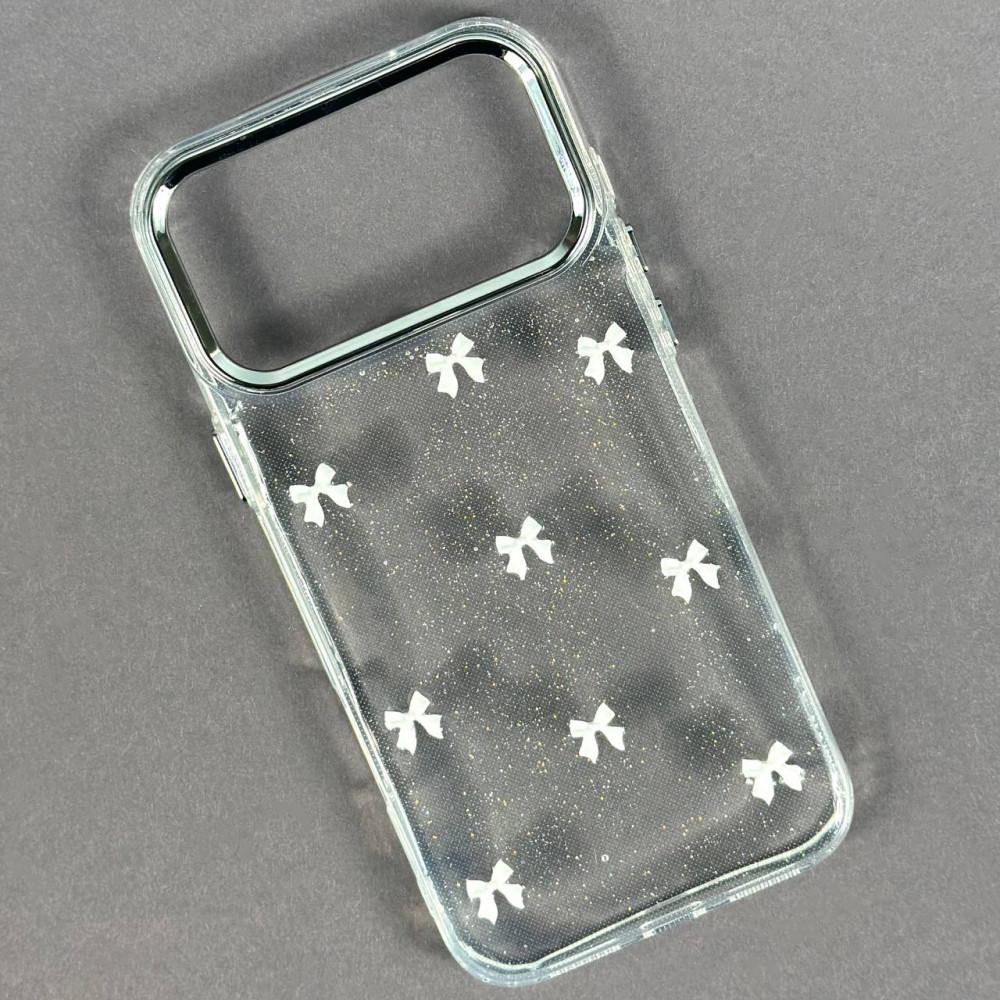 Накладка Shiny Crystal bow для Iphone 17 Pro Max (White)