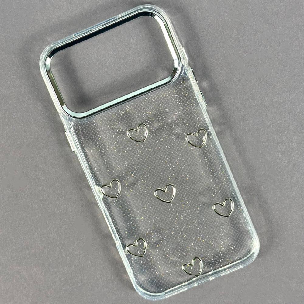 Накладка Shiny Crystal bow для Iphone 17 Pro Max (Hears)