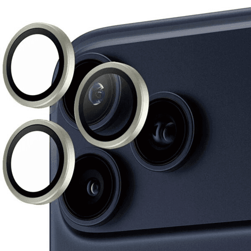 Захисне скло для камери iPhone 17 Pro / 17 Pro Max  (Silver)