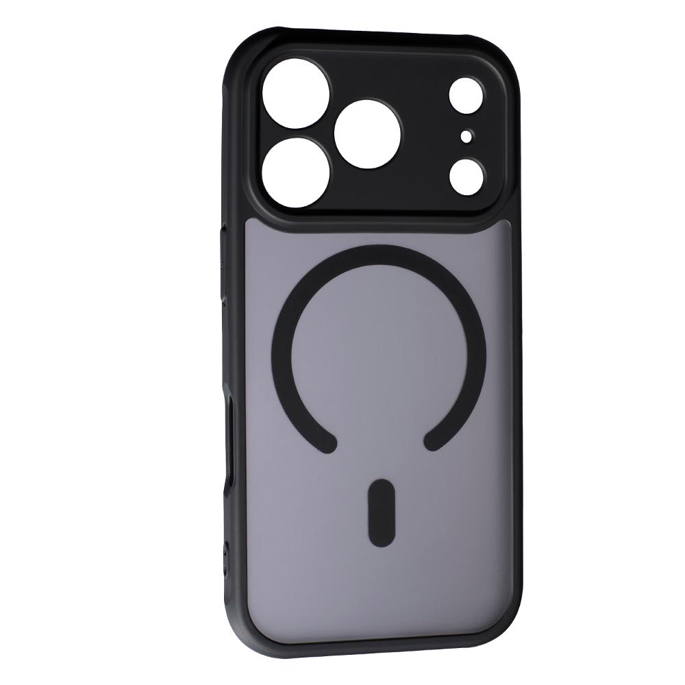 Накладка Magsafe MATTE ACRYLIC Full camera для iPhone 17 Pro Max  чорна