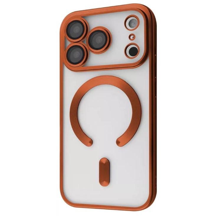 Накладка Metal Matte Case MagSafe для iPhone 17 Pro Max (cosmic orange)