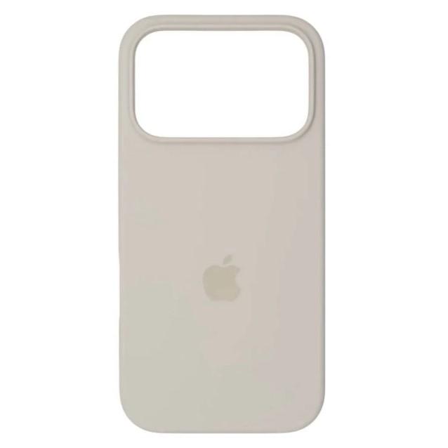 Silicone Case Full Protective (AA) для iPhone 17 Pro Max (Stone)