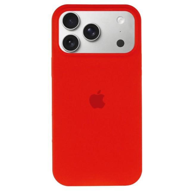 Silicone Case Full Protective (AA) для iPhone 17 Pro Max (Red)