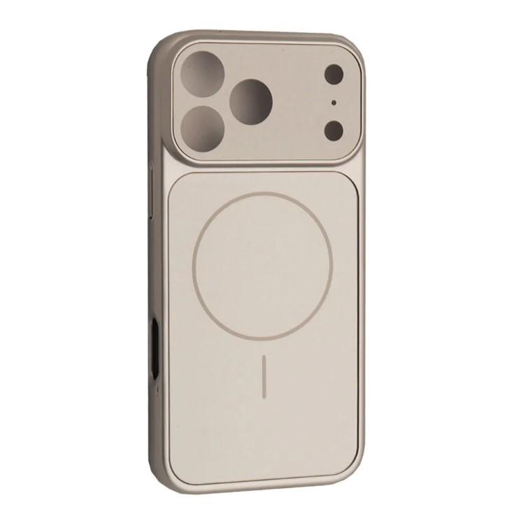 Чохол 17 Style MagSafe для iPhone 17 Pro Max сріблястий