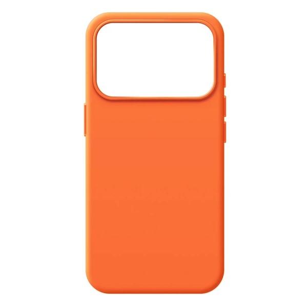 Silicone Case Full Protective (AA) with MagSafe NO LOGO для iPhone 17 Pro Max  (Orange)