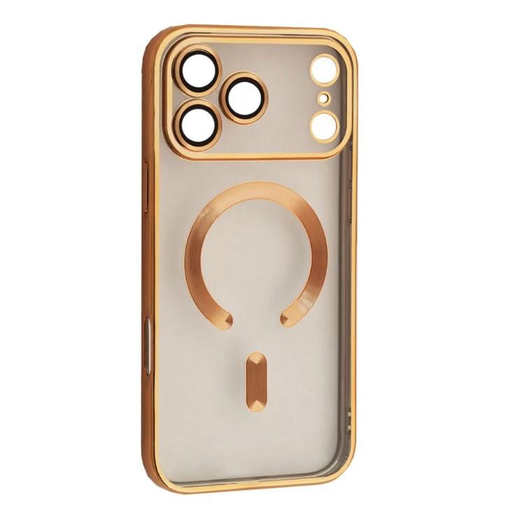 Накладка SHINING Camera MagSafe для Iphone 17 Pro Gold