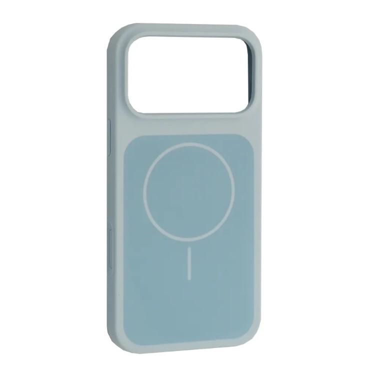 Чохол New Silicone Case MagSafe для iPhone 17 Pro Max New sky blue