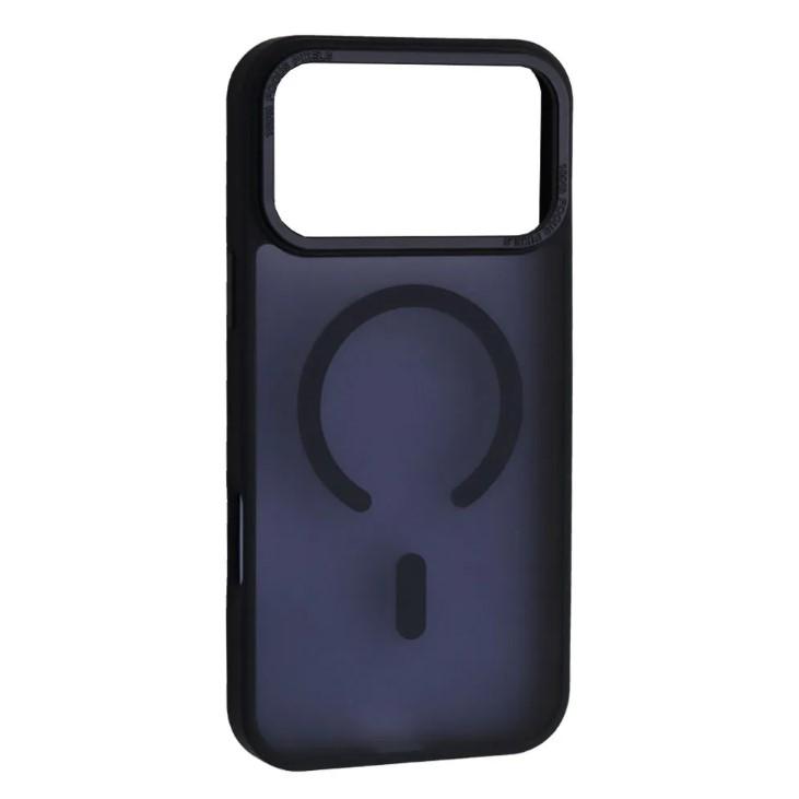 Чохол Magsafe MATTE color для iPhone 17 Pro темно-синій