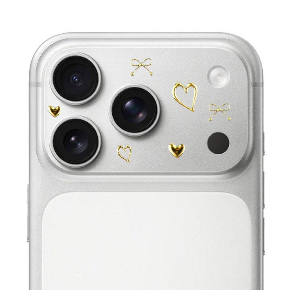 Стікери на камеру Camera Bump Stickers Золоті сердечки