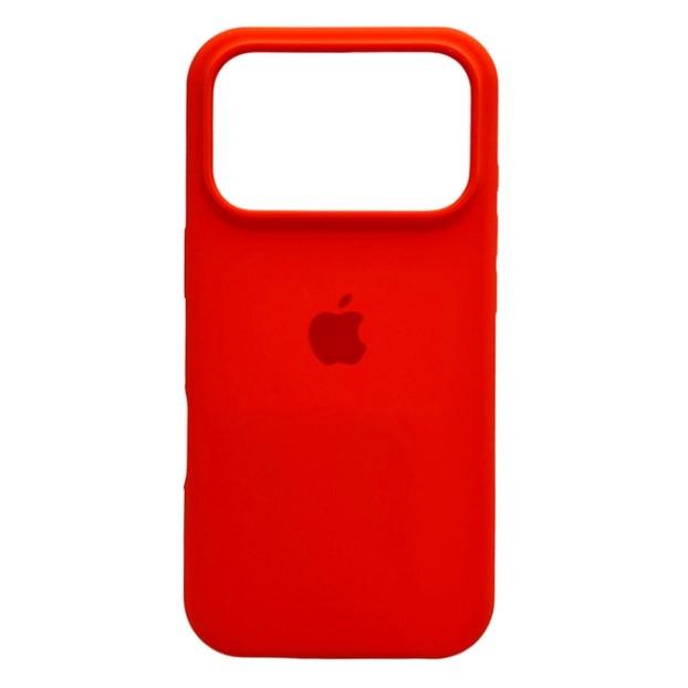 Silicone Case Full Protective (AA) для iPhone 17 Pro Max (Orange)