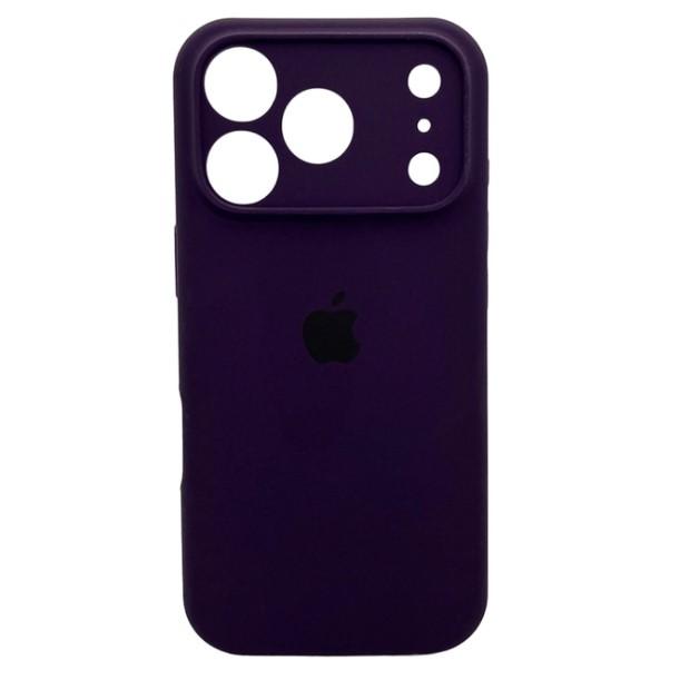 Silicone Case Full Camera Protective (AA) для iPhone 17 Pro Max (Elderberry)