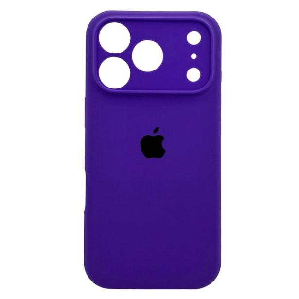Silicone Case Full Camera Protective (AA) для iPhone 17 Pro Max (Ultra violet)