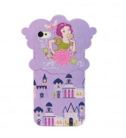 Накладка для iPhone 4/4S Disney  Snow White Purple