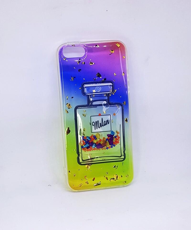 Накладка Multi Color для iPhone 5 "Парфуми" (силікон)