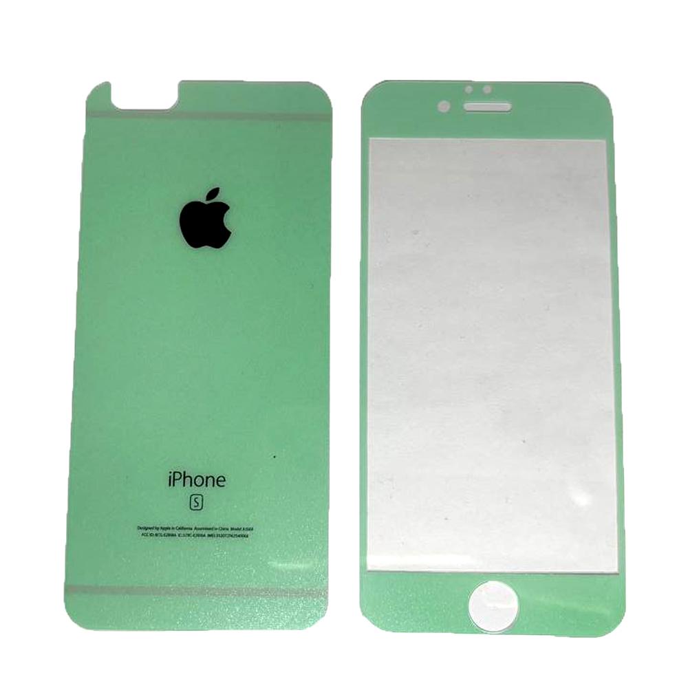 Захисне скло Colorful для iPhone 6/6s (Green)