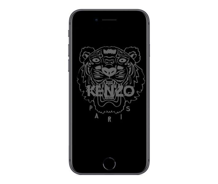 Захисне скло PICTURES для iPhone 6/6s (Logo K)