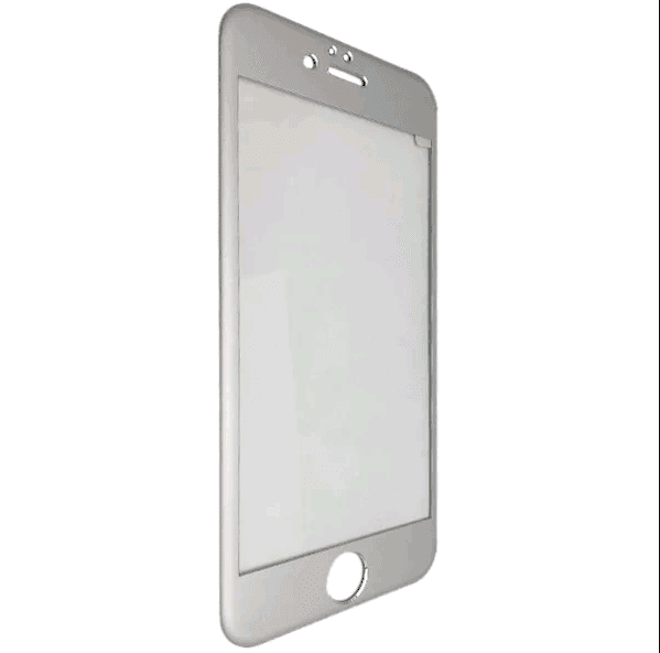 Захисне скло Titanium для iPhone 6/6S face silver