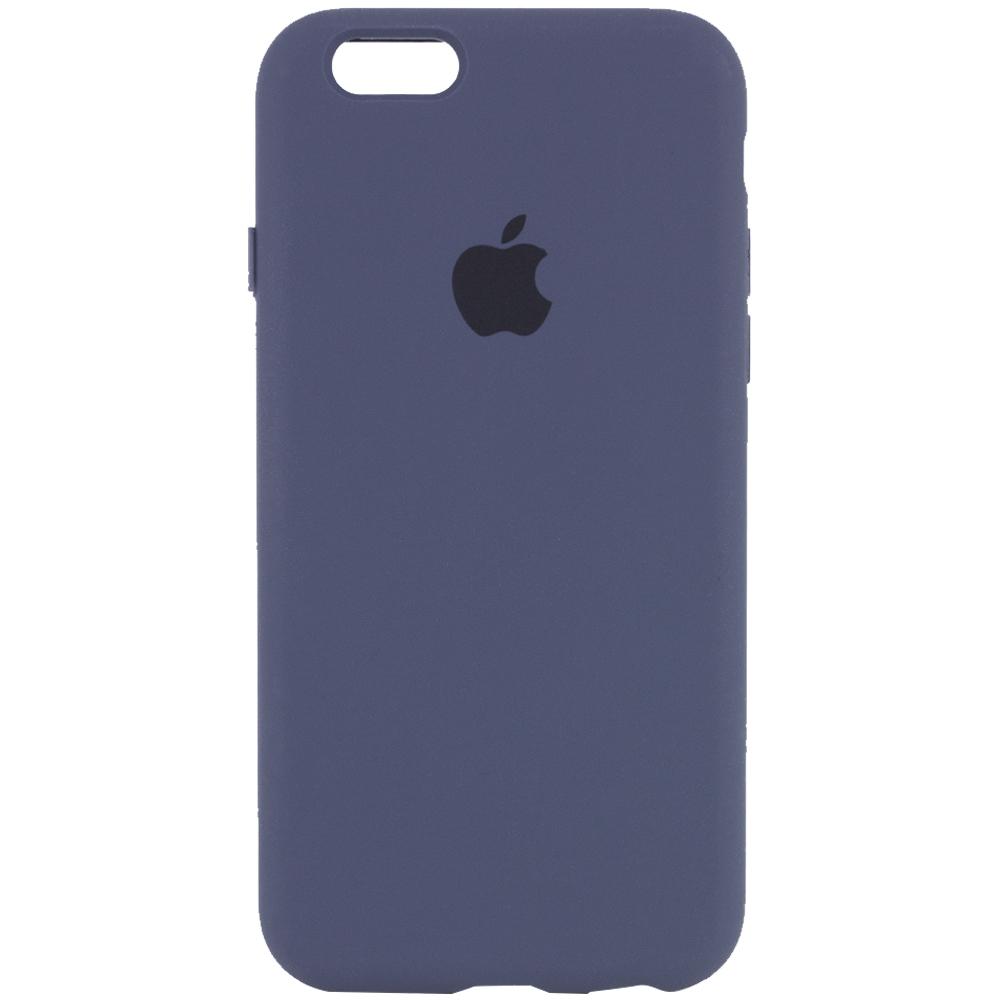 Silicone Case Full Protective (AA) для iPhone 6 / 6s (Midnight Blue)