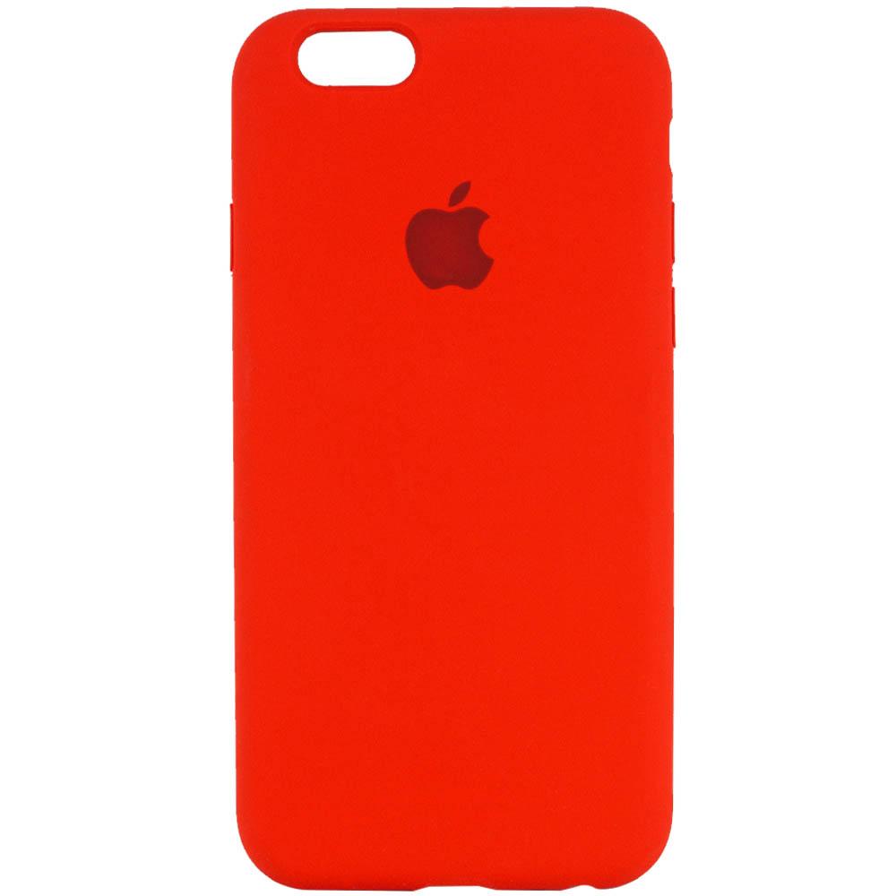 Silicone Case Full Protective (AA) для iPhone 6/6s (Red)