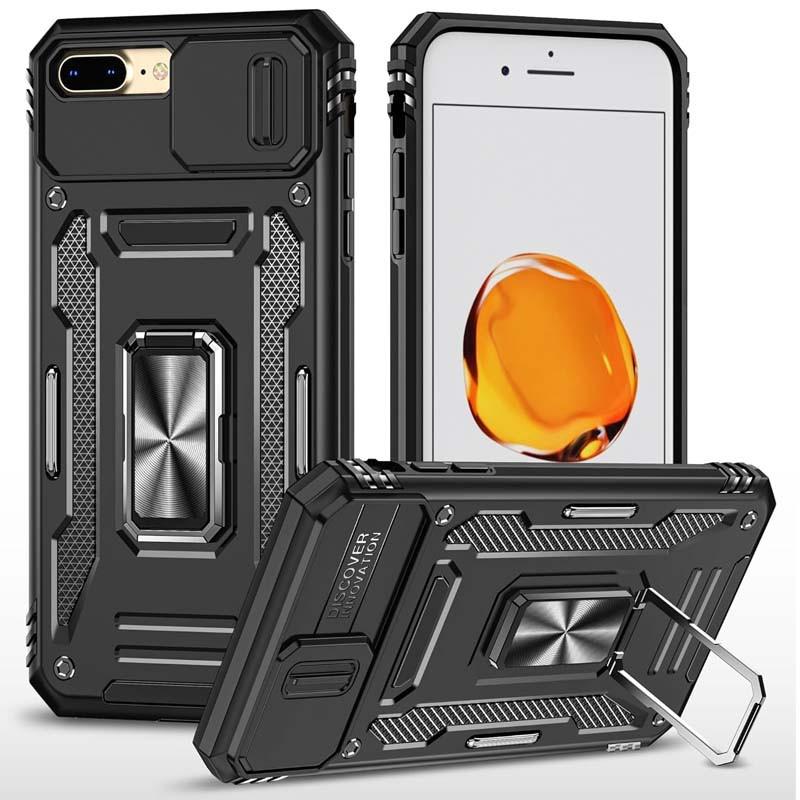 Накладка Camshield Army Ring для iPhone 7 Plus/8 Plus Чорна