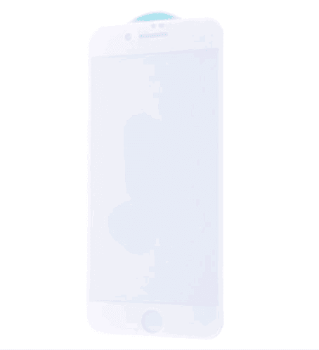 Захисне скло 6D UA Full lGlue для Iphone 7/8/SE 2020 з білою рамкою